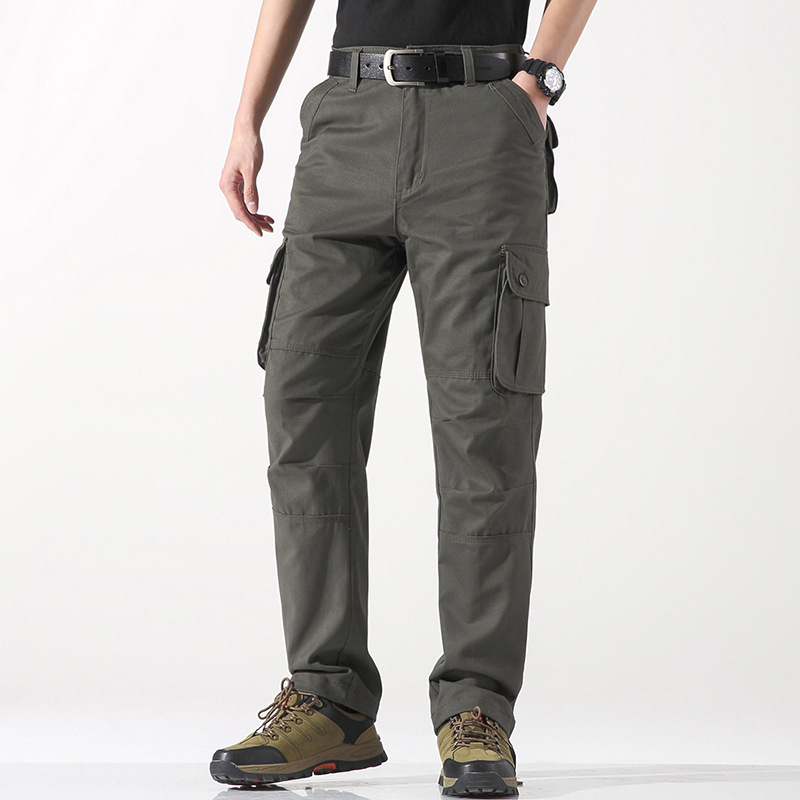 Men’s Outdoor Straight-Leg Cargo Trousers