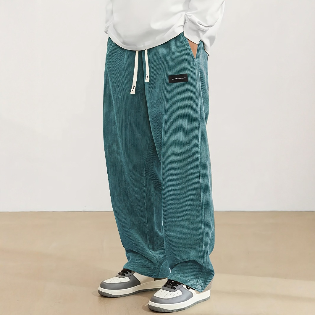 Men’s Loose Fit Corduroy Casual Pants