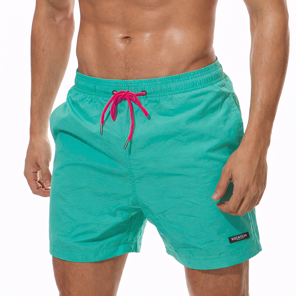 Men’s Quick-Dry Swim Shorts with Built-In Liner
