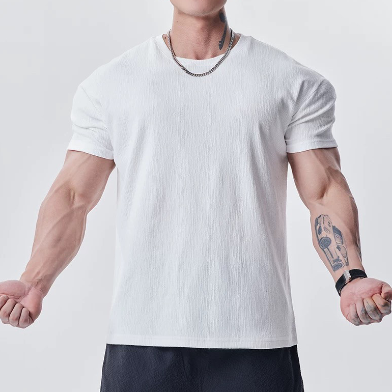 Men’s Athletic Fit Cooling Textured T-Shirt