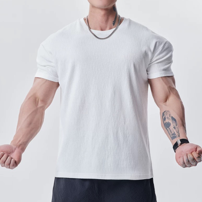 Men’s Athletic Fit Cooling Textured T-Shirt