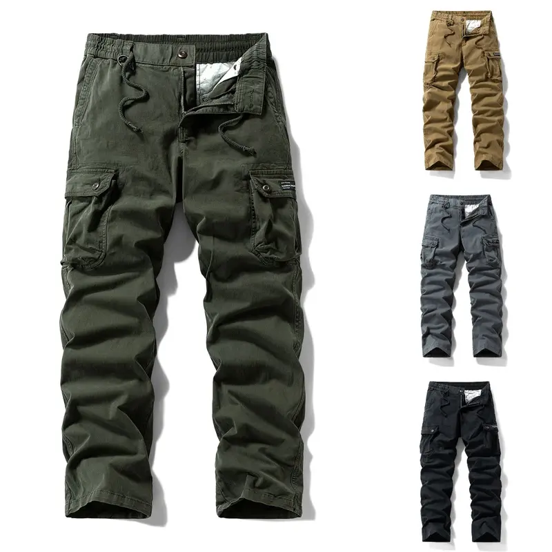 Men’s Vintage Multi-Pocket Outdoor Cargo Pants