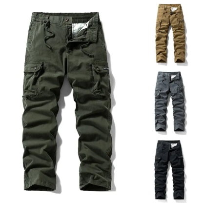 Men’s Vintage Multi-Pocket Outdoor Cargo Pants