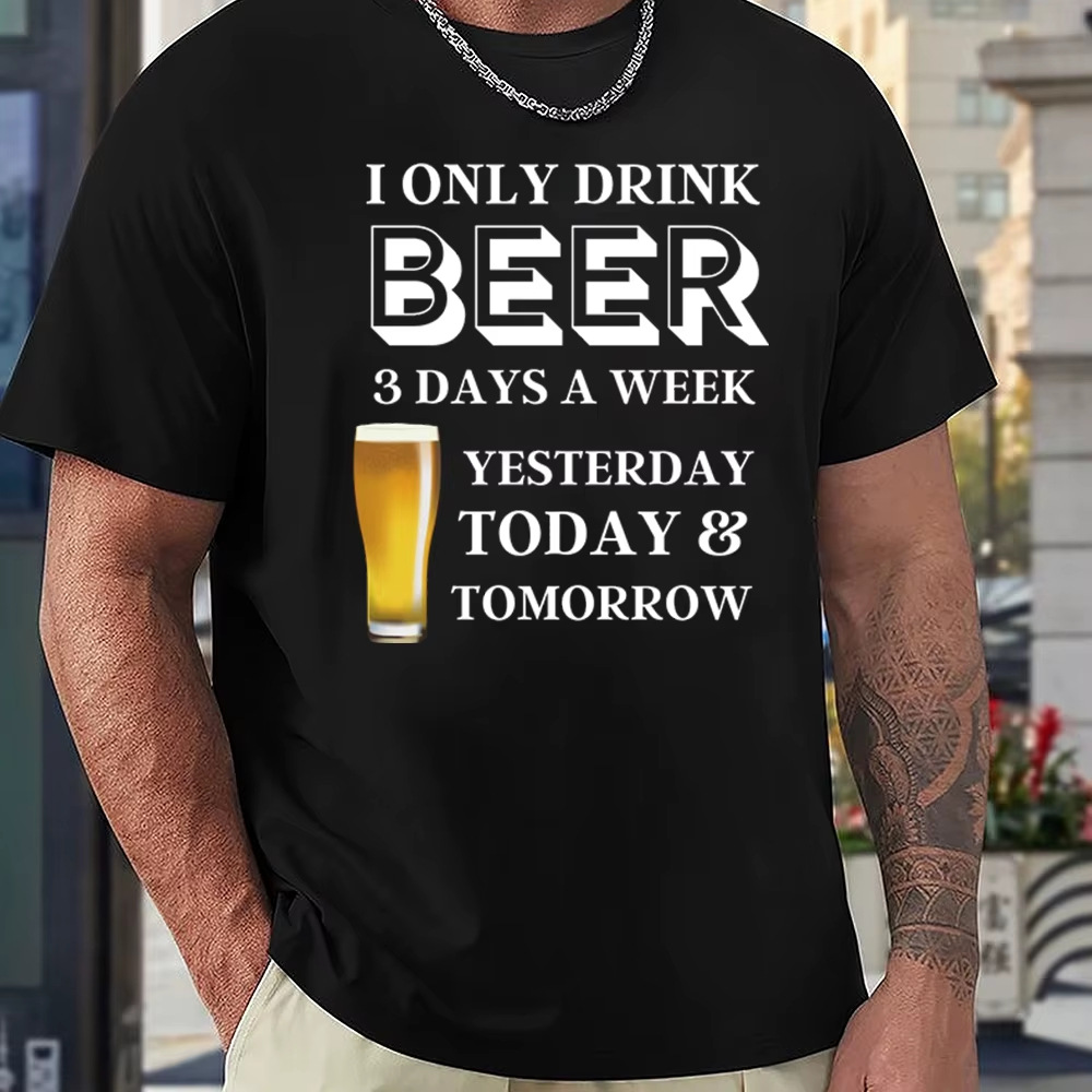 Men's Unique 3D Print Casual T-Shirt – Fun Graphic Tee