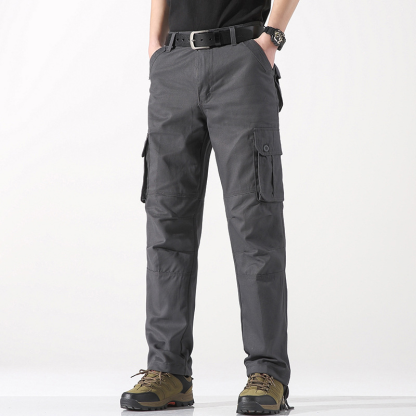Men’s Outdoor Straight-Leg Cargo Trousers
