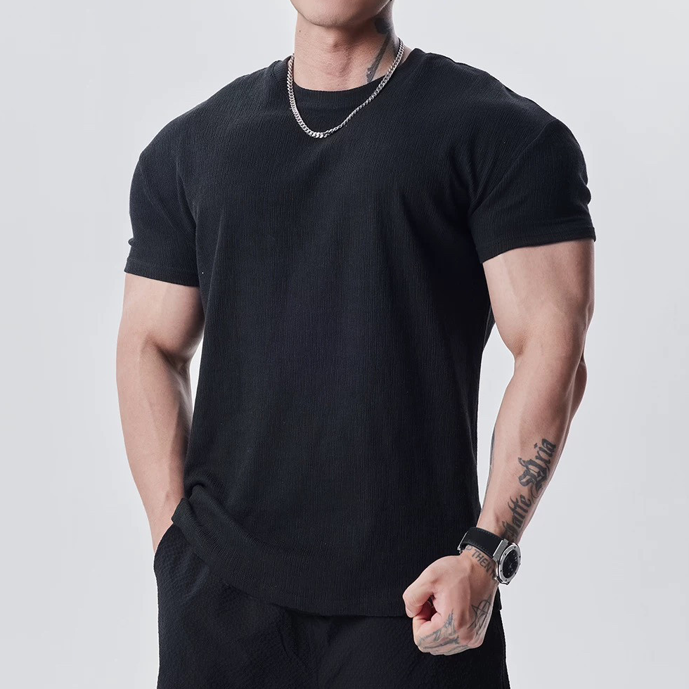 Men’s Athletic Fit Cooling Textured T-Shirt