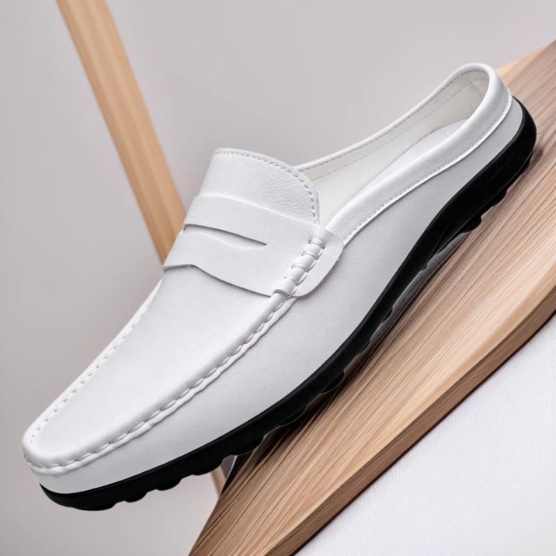 Men’s Summer Backless Slip-On Loafer Mules