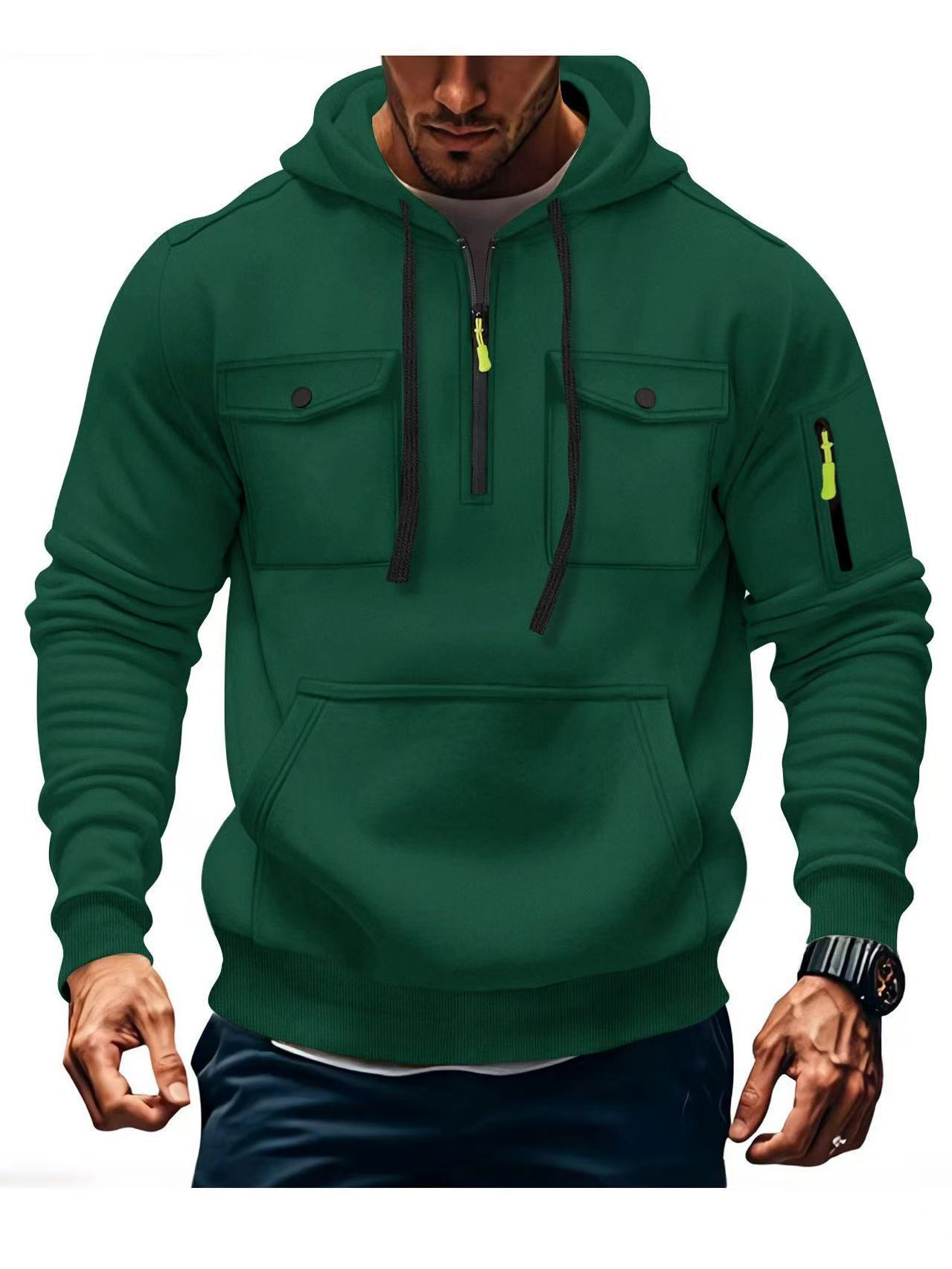 Men’s Multi-Pocket Hoodie