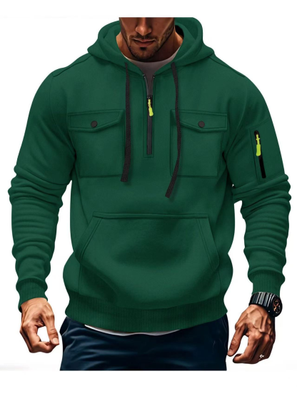 Men’s Multi-Pocket Hoodie