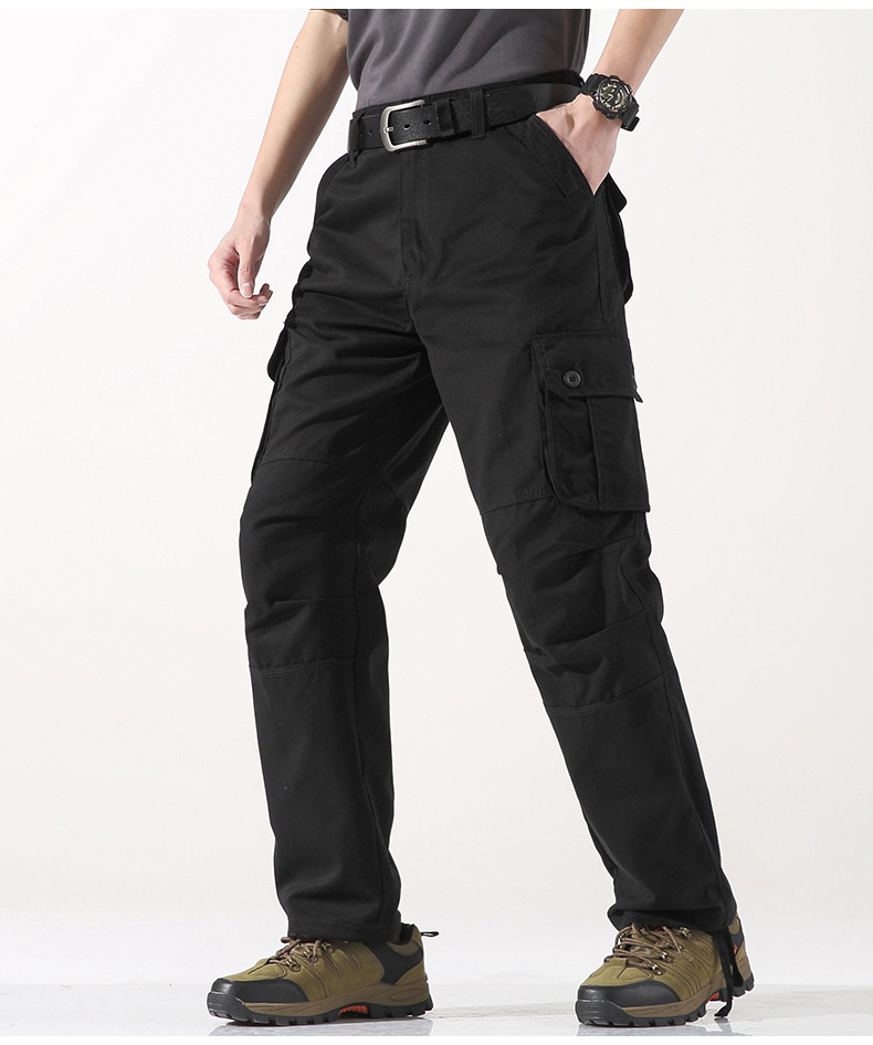 Men’s Outdoor Straight-Leg Cargo Trousers