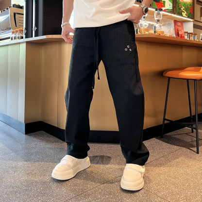 Men’s Lightweight Grid Casual Sweatpants