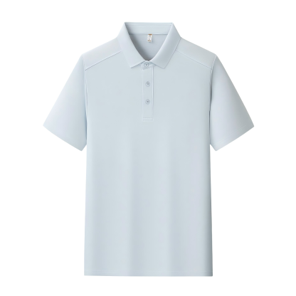 Men's Long-Staple Cotton Pique Short Sleeve Polo Shirt