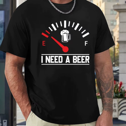 Men's Unique 3D Print Casual T-Shirt – Fun Graphic Tee