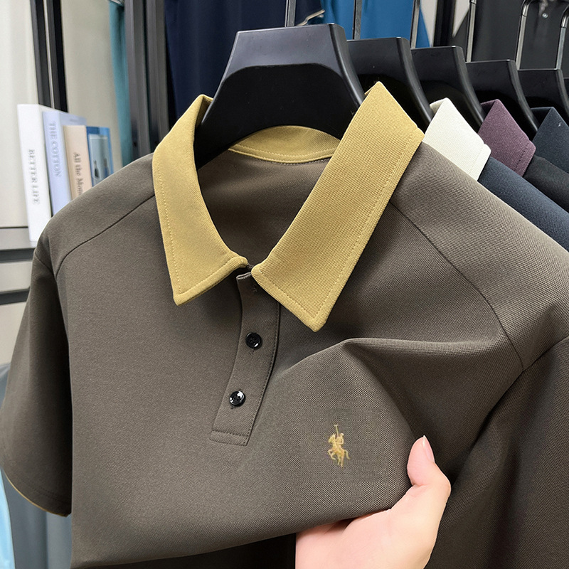 🌟 Men's Summer Embroidered Polo Shirt