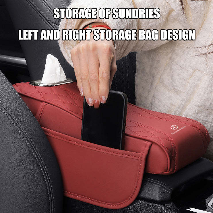 Car Armrest Box Mat Universal Storage Bag Car Tissue Box
