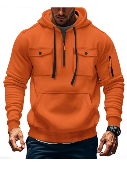 Men’s Multi-Pocket Hoodie