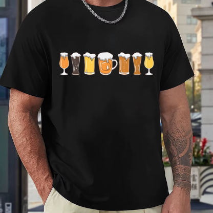 Men's Unique 3D Print Casual T-Shirt – Fun Graphic Tee