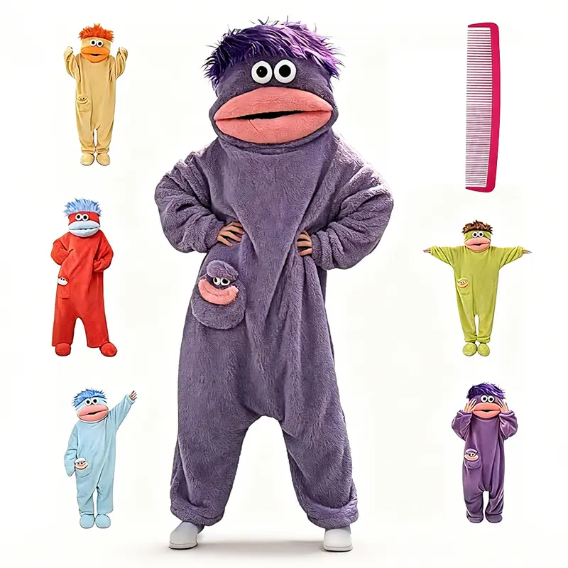 Funny Monster Wearable Blanket Pajama Hoodie