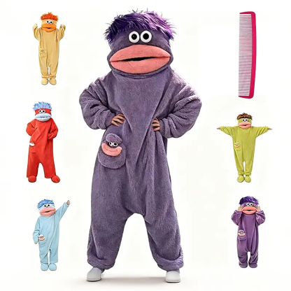 Funny Monster Wearable Blanket Pajama Hoodie