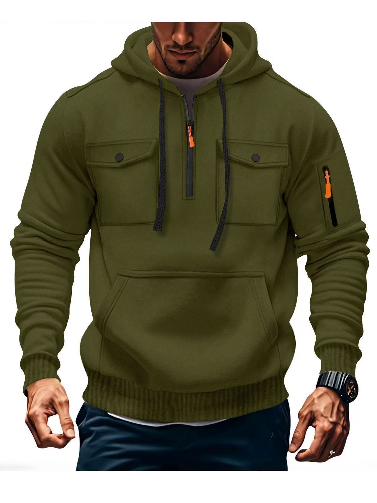 Men’s Multi-Pocket Hoodie