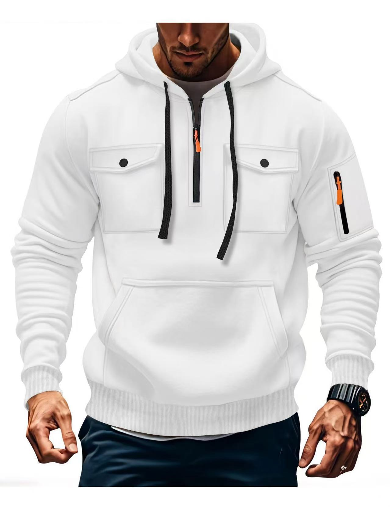 Men’s Multi-Pocket Hoodie