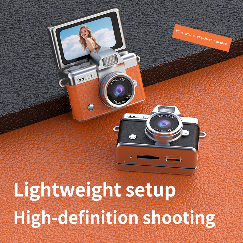 LK-027 Vintage 1080P Mini Action Camera with Flip Screen