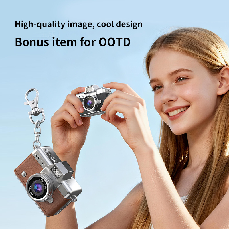 LK-027 Vintage 1080P Mini Action Camera with Flip Screen