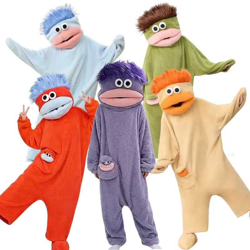 Funny Monster Wearable Blanket Pajama Hoodie