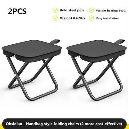 Ultra-Light Portable Folding Chair for Camping, Picnic & Fishing – Multifunctional Travel Stool, Outdoor Accessory