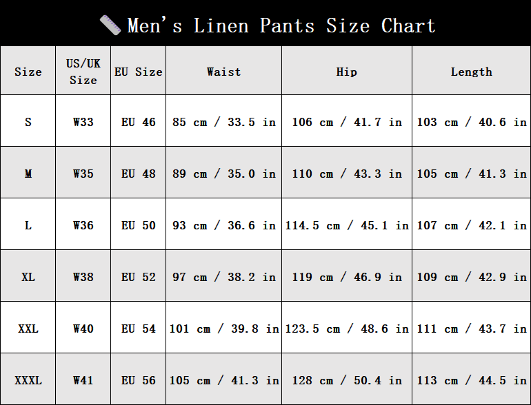 Men's Premium Linen Relaxed Straight-Leg Casual Pants