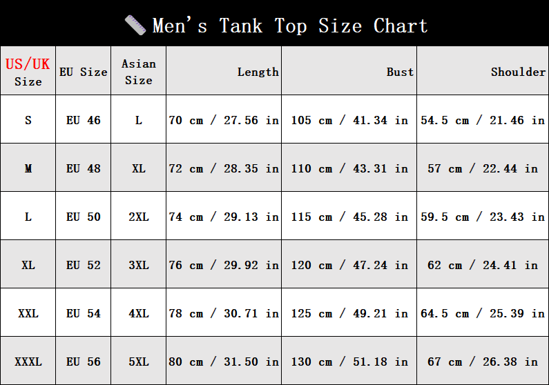 Men's Loose Fit Lightweight Summer Tank Top