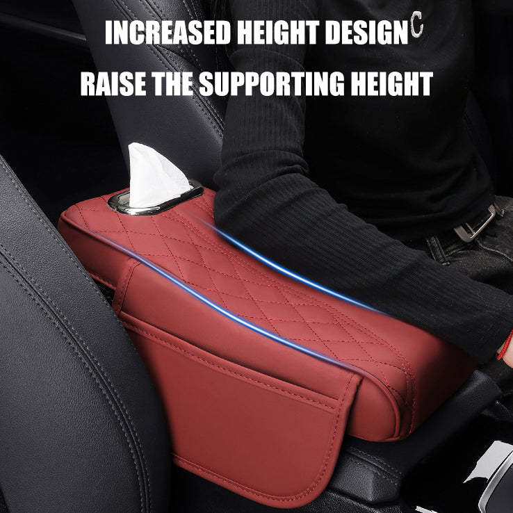 Car Armrest Box Mat Universal Storage Bag Car Tissue Box