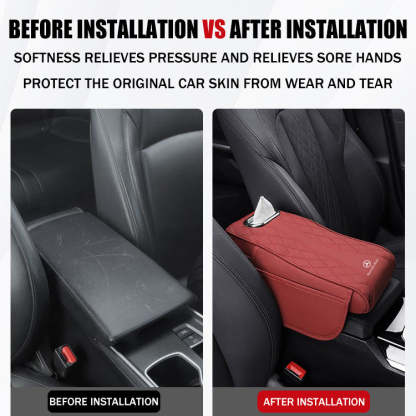 Car Armrest Box Mat Universal Storage Bag Car Tissue Box