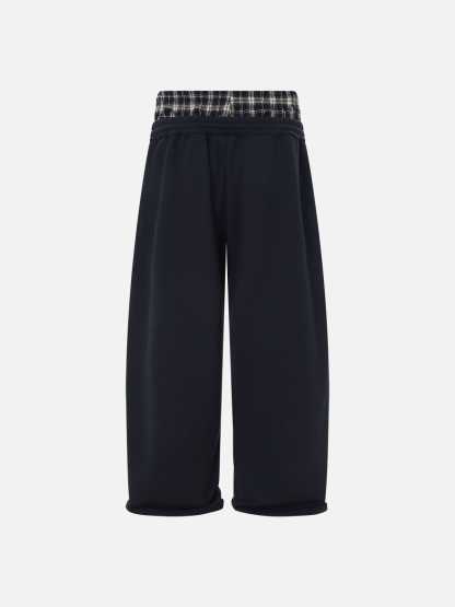 Retro Double Waist Sweatpants – Unisex Style