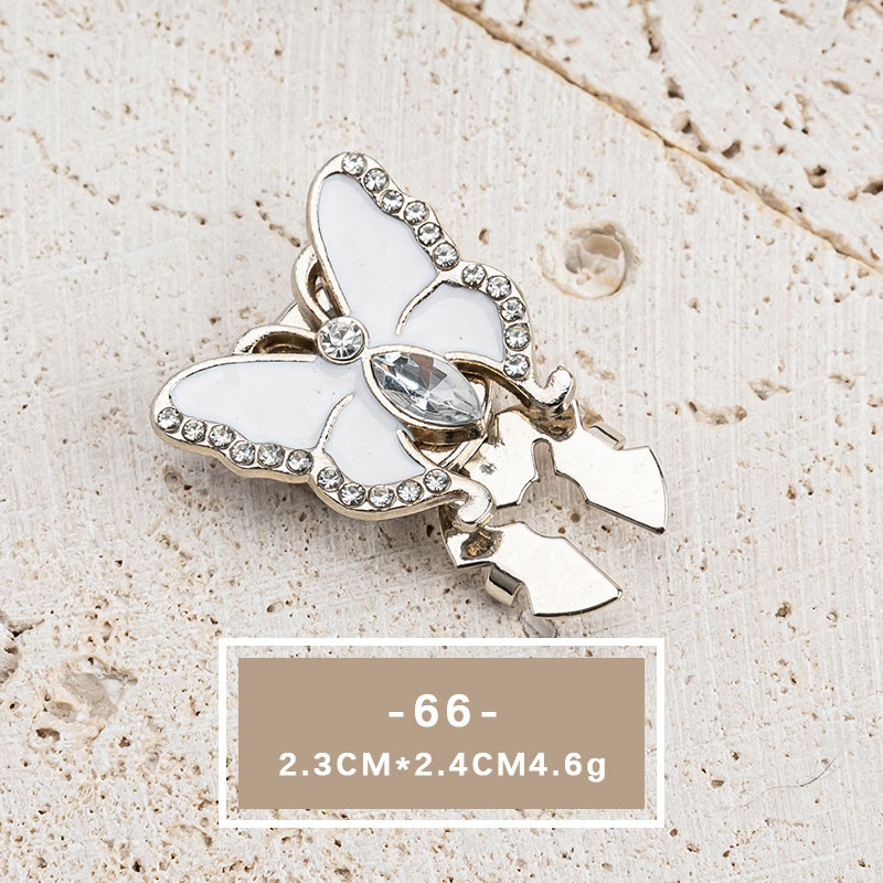 Elegant Crystal Pearl Shirt Button Accessories