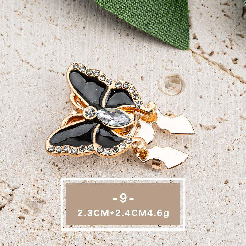Elegant Crystal Pearl Shirt Button Accessories