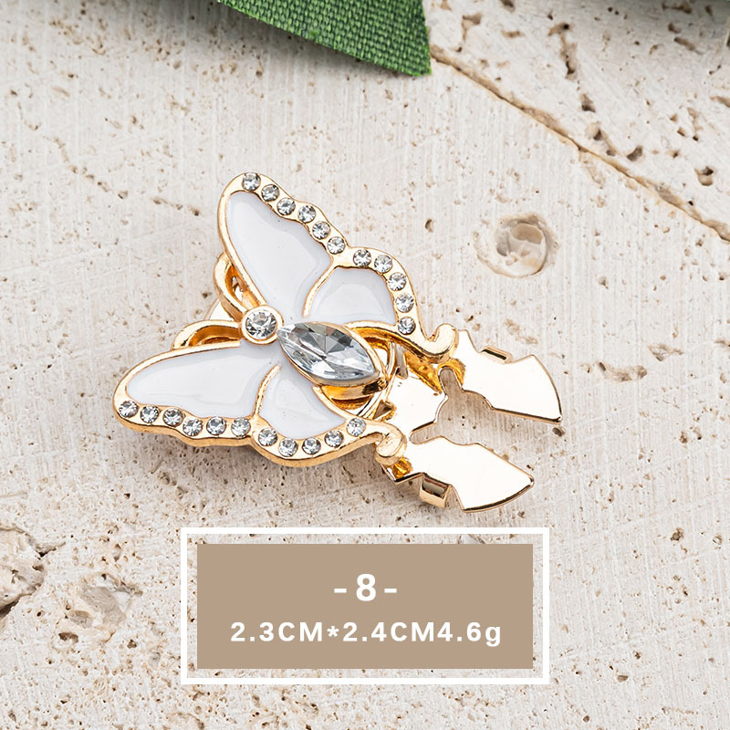 Elegant Crystal Pearl Shirt Button Accessories