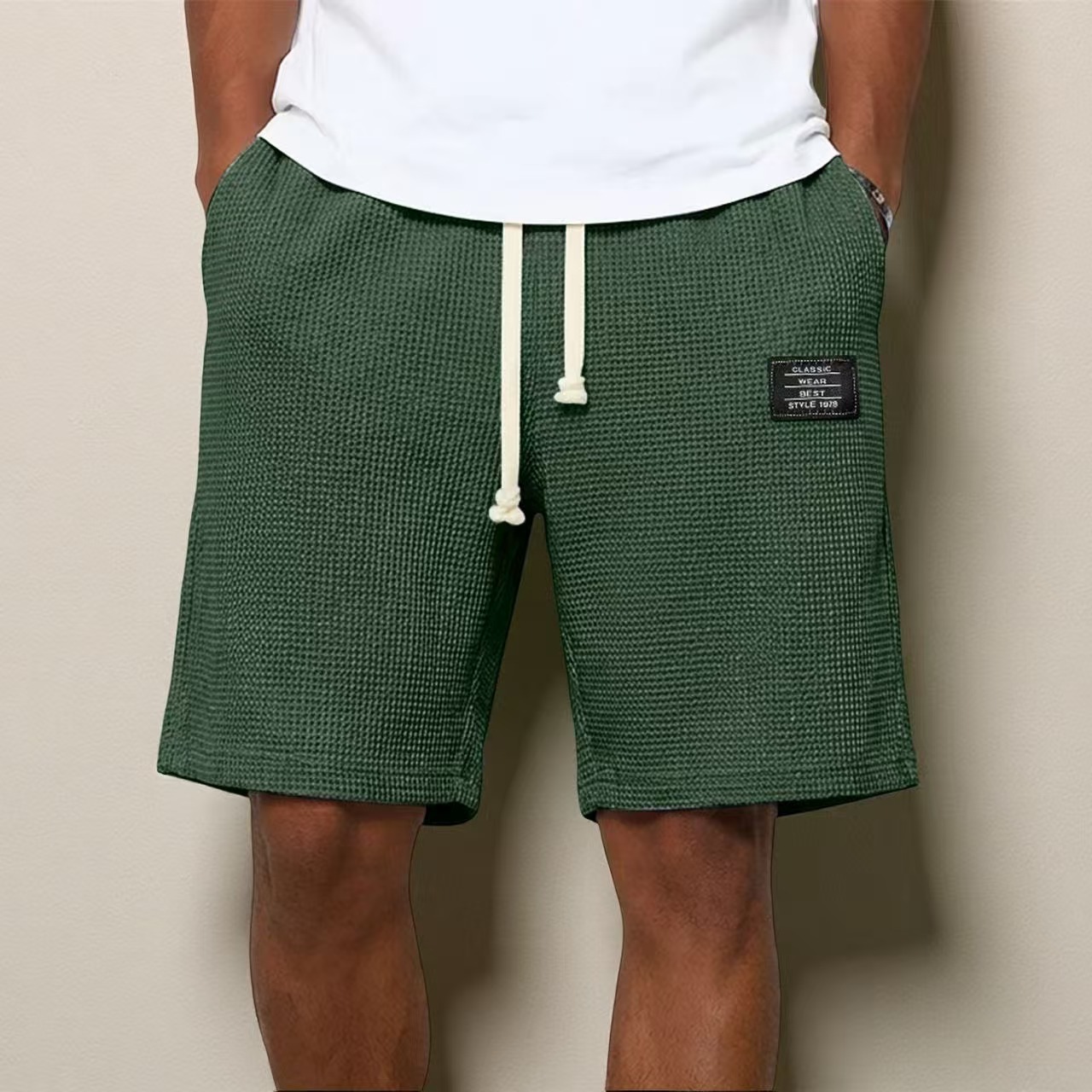 🔥🔥🔥New Elastic Drawstring Casual Shorts🔥🔥🔥