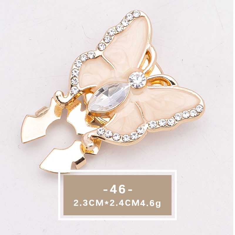Elegant Crystal Pearl Shirt Button Accessories