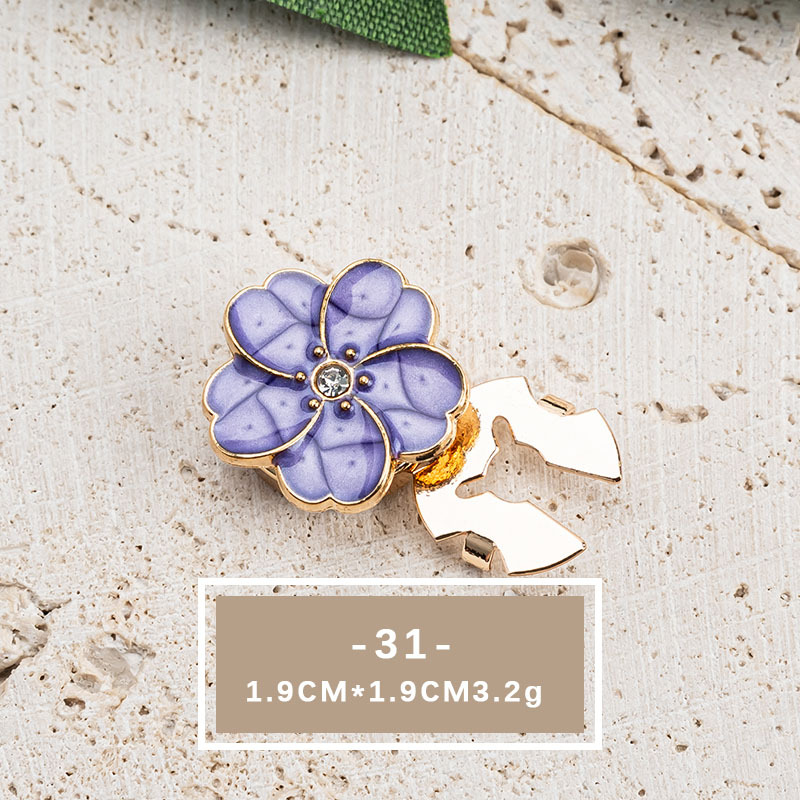 Elegant Crystal Pearl Shirt Button Accessories