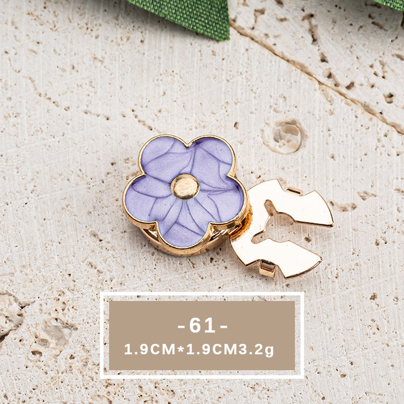 Elegant Crystal Pearl Shirt Button Accessories
