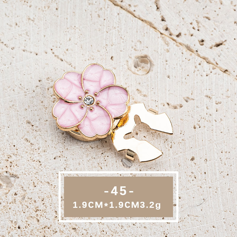 Elegant Crystal Pearl Shirt Button Accessories