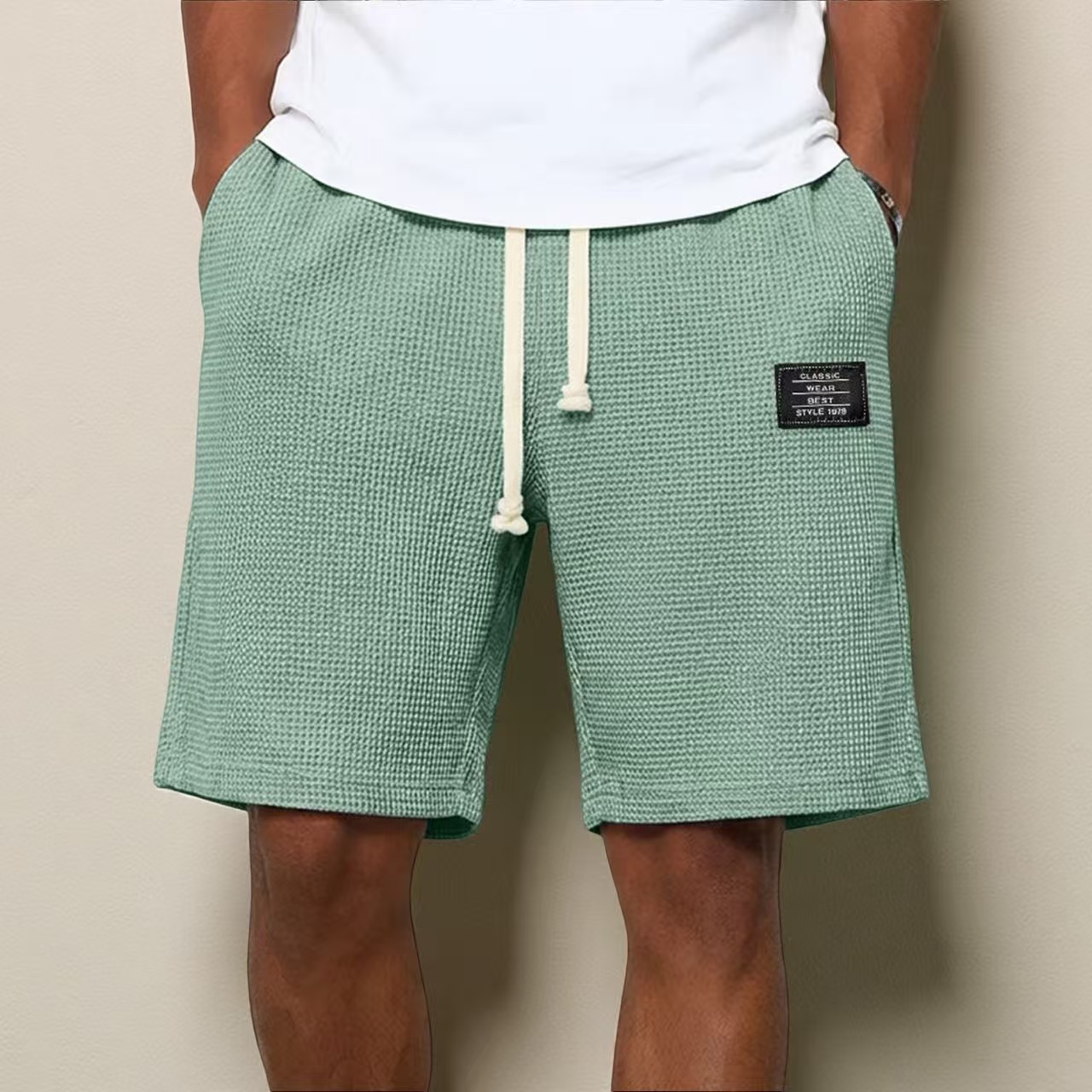 🔥🔥🔥New Elastic Drawstring Casual Shorts🔥🔥🔥