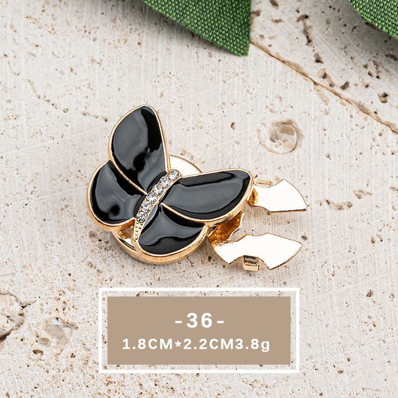 Elegant Crystal Pearl Shirt Button Accessories