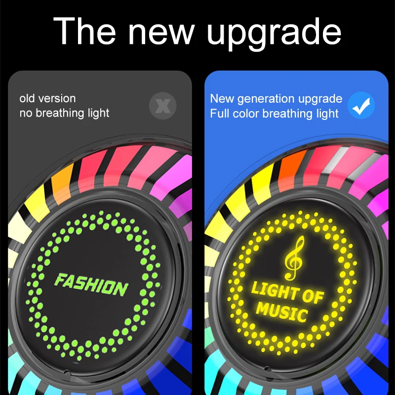 RGB LED Music Car Light – Sound & APP Control