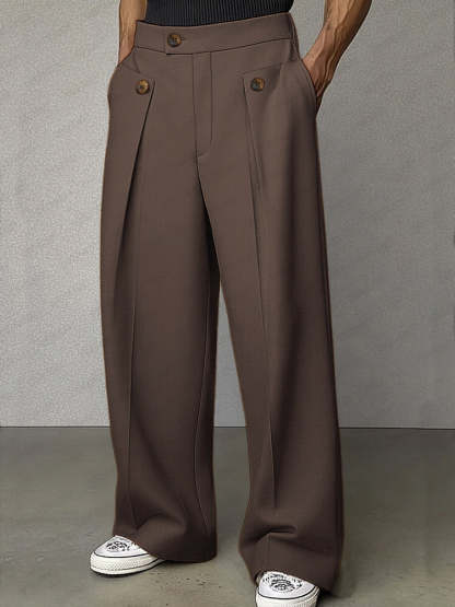 Smart Casual Tailored High Waist Pants