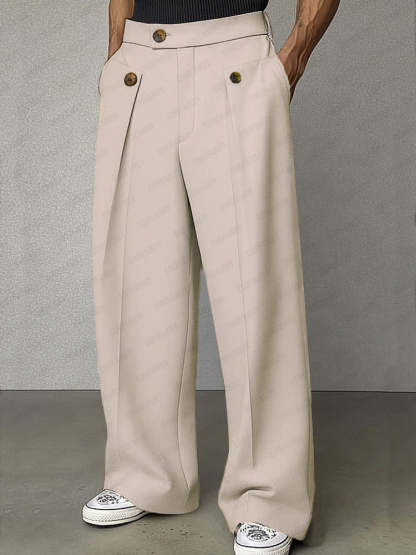 Smart Casual Tailored High Waist Pants