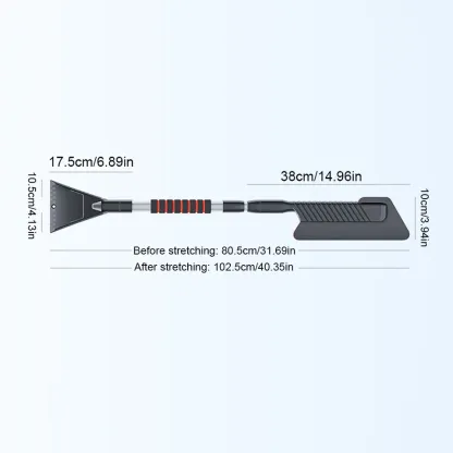 Multi-functional Telescopic Snow Removal Tool