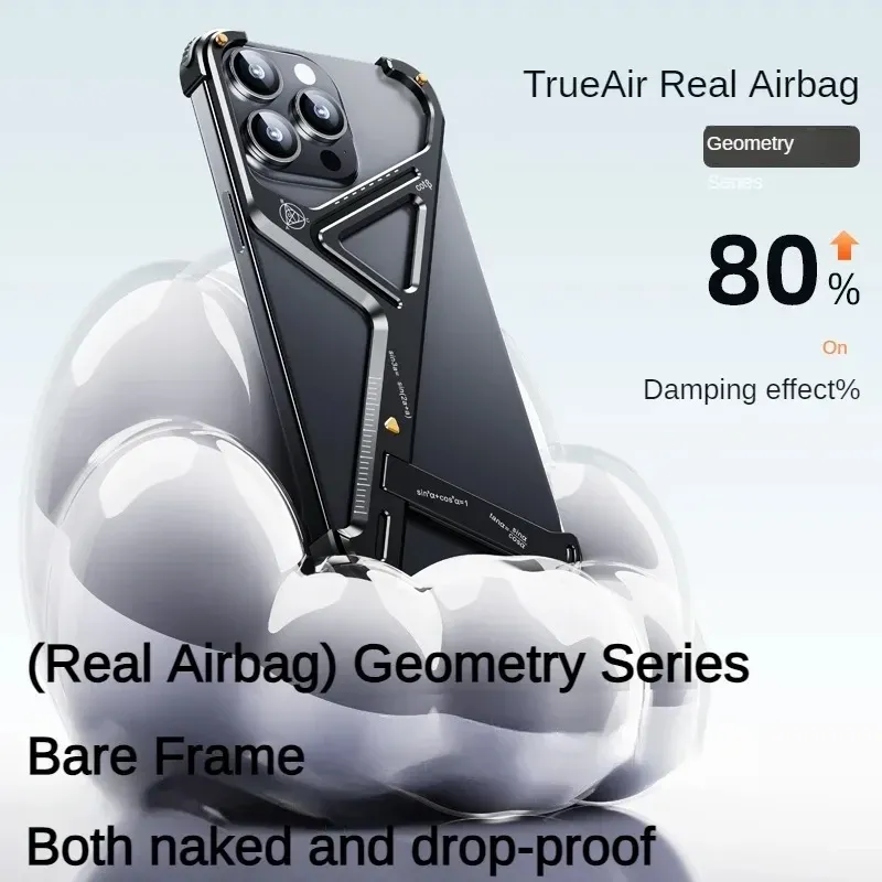 Z Shape Aluminum Alloy Magnetic Phone Case