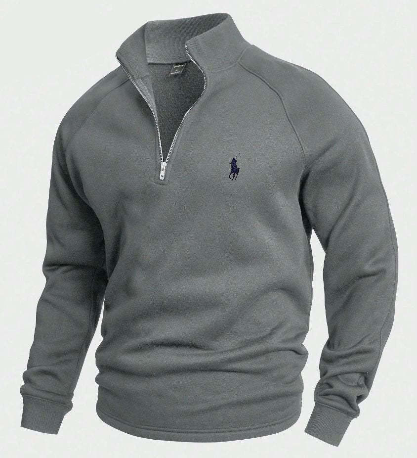RL Cotton Half-Zip Jumper